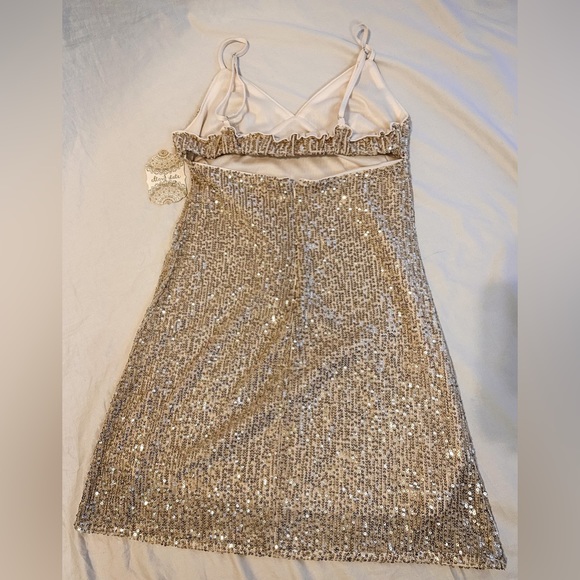 Sequin Slip Dress Size Medium - Picture 5 of 7